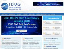 Tablet Screenshot of idug.org